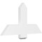Ekena Millwork Eugene Architectural Grade PVC Gable Bracket, 36"W x 19 1/2"H x 2"D x 6"F, 13/12 Pitch GBP036X20X0206EUG00 - alternate 1